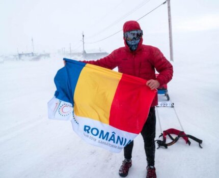 Tibi Ușeriu, locul doi la ultramaratonul Yukon Arctic Ultra. Doar el și un alt concurent au încheiat cursa