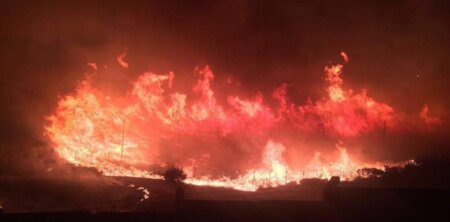Incendiu lângă o bază NATO din Turcia