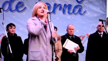 Deputată de la Chișinău, schimbând rusa cu româna, a urat: „Fericiun Crăcit”