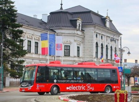 Primul oraş din România care are transport în comun 100% electric