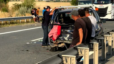 Groaznic pe autostrada București-Ploiești! Șapte răniți după explozia unui pneu – martorii, în stare de șoc!