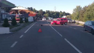 Accident grav în Argeș! Trei persoane, printre care un copil, rănite după ce o autoutilitară s-a răsturnat!
