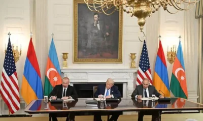 Acord de pace între Azerbaidjan și Armenia semnat în SUA! Rusia cere să-i fie respectat rolul în regiune!