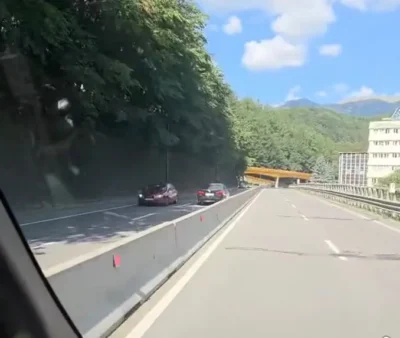 VIDEO – Inconștiență maximă pe DN1! Șofer de BMW cu numere de Argeș, filmat circulând pe contrasens!