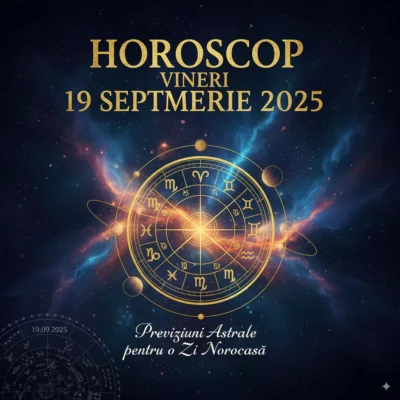 Horoscop vineri, 19 septembrie 2025! Zodiile care vor avea parte de energie și oportunități noi