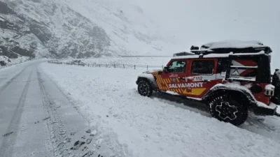 Troiene de zăpadă în munții din Argeș! A nins cu spume în ultimele ore!