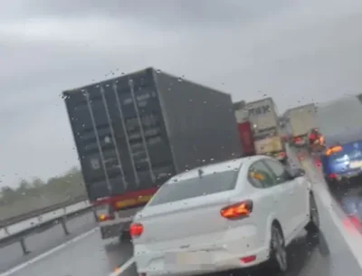Accident grav pe Autostrada A1 București-Pitești! Trafic blocat în ambele sensuri! 7 acc