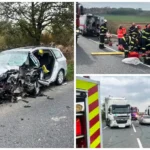 Imagini de coșmar de la fața locului! Ce au găsit salvatorii printre fiarele contorsionate întrece orice imaginație. 12 acc 53