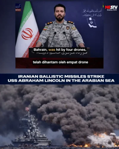 Iranul susține că a lovit portavionul USS Abraham Lincoln, însă replica SUA a venit imediat: „Rachetele lansate nici măcar nu s-au apropiat”