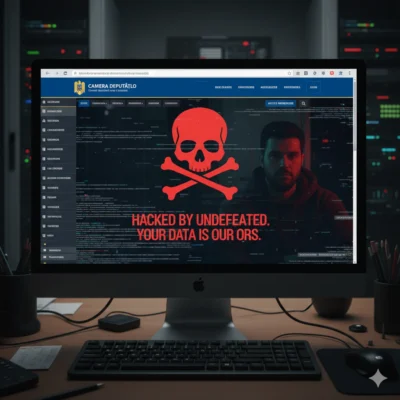 Hackerii atacă instituțiile statului: site-ul Camerei Deputaților, vizat în plină dezbatere a bugetului României