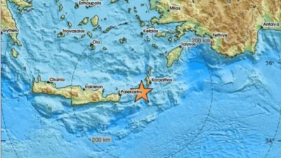 Panică în Creta după un cutremur de 5,8 grade. Replici multiple după șocul inițial