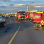 Motociclist ranit dupa un accident la iesirea din Cluj-Napoca spre Floresti, mobilizare rapida a salvatorilor