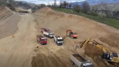 Șantier în plină efervescență pe Cornetu-Tigveni: Cristian Pistol vorbește despre mobilizare record