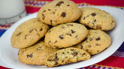 Reteta de fursecuri cu fulgi de ciocolata care iti ies perfect de fiecare data