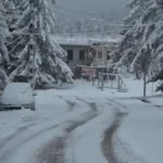 Drum impracticabil spre Harghita Bai: zapada a paralizat circulatia, iar navetistii au abandonat masinile si au plecat pe jos