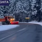 Iarna nu se dă plecată: ninsori abundente în Brașov, Prahova și Harghita în plină primăvară