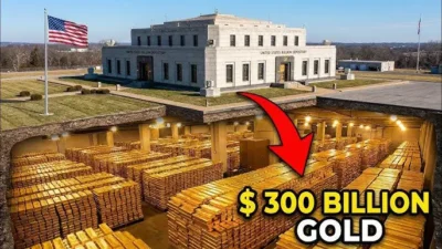 Raport soc despre Fort Knox. Exista cu adevarat toata rezerva de aur a SUA?