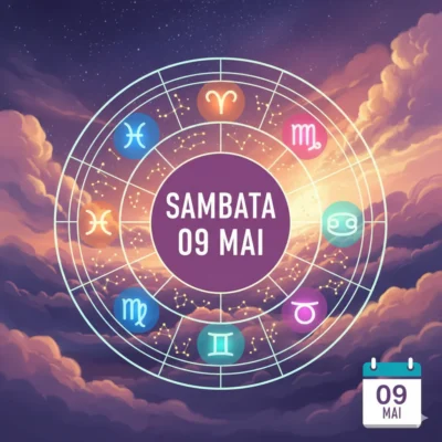 Horoscop 9 mai 2026: Cine sunt nativii care vor avea „o zi plină de energie, oportunități și provocări”