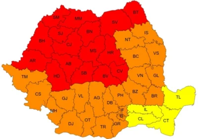 ANM a emis primul cod roșu de caniculă: „Se vor înregistra temperaturi maxime extreme, comparabile cu recordurile absolute ale lunii iunie”