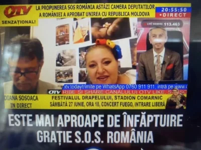 Legea unirii cu Moldova, depusă de Diana Șoșoacă, a trecut de Camera Deputaților: „I-ai îndeplinit visul lui Vadim!”