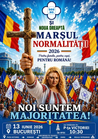 „Marșul Normalității”, pe 13 iunie, în București! Diana Șoșoacă: „Am ajuns să trăim vremuri în care trebuie să ieșim în stradă pentru a apăra principiile vieții, ceea ce odinioară era firesc”