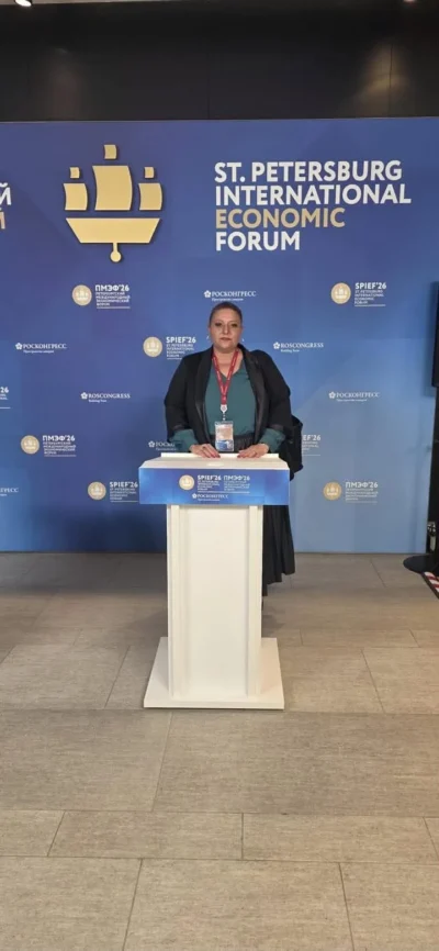 Diana Șoșoacă, la Forumul Economic Internațional de la Sankt Petersburg, la invitația Administrației Prezidențiale a Rusiei: „Am venit aici pentru că România trebuie să fie prezentă acolo unde se discută viitorul lumii”