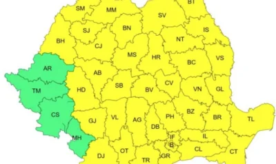 Vremea se schimbă radical în 37 de județe: „Se vor înregistra intensificări ale vântului, grindină și vijelii”