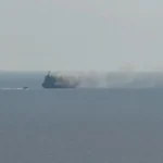 O navă cu peste trei mii de tone de gaz a explodat în Marea Neagră: Ar fi fost „ținta unui atac cu o dronă marină”