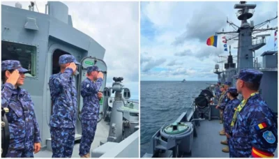 Prima navă de luptă nouă după 35 de ani a ajuns în România: „Este un lucru fantastic care s-a întâmplat pentru Armata Română.”
