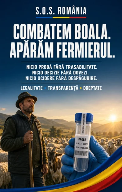 Diana Șoșoacă, mesaj pentru toți crescătorii de animale: „Nu vom accepta ca suspiciunea să fie prezentată drept diagnostic confirmat și nici ca urgența să fie folosită pentru înlăturarea procedurilor, trasabilității și răspunderii autorităților”