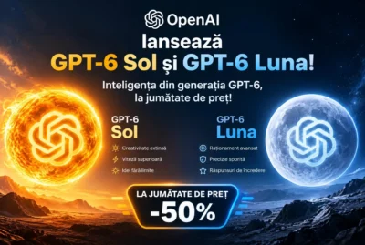 OpenAI lansează GPT-6 Sol și GPT-6 Luna! Inteligența din generația GPT-6, la jumătate de preț