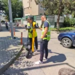 Accident pe Bulevardul Republicii din Alba Iulia. Trotinetist rănit după impactul cu un autoturism