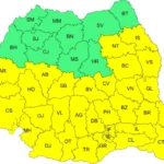 ANM: Cod galben de caniculă, sâmbătă, în aproape toată țara